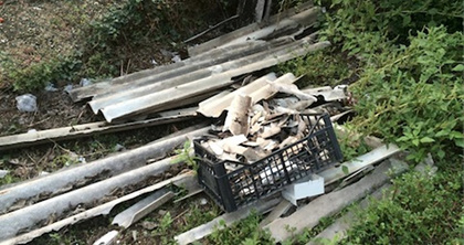 Ponte Aiello  Angri discarica